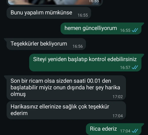 Müşteri Yorumu