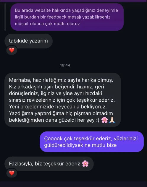 Müşteri Yorumu