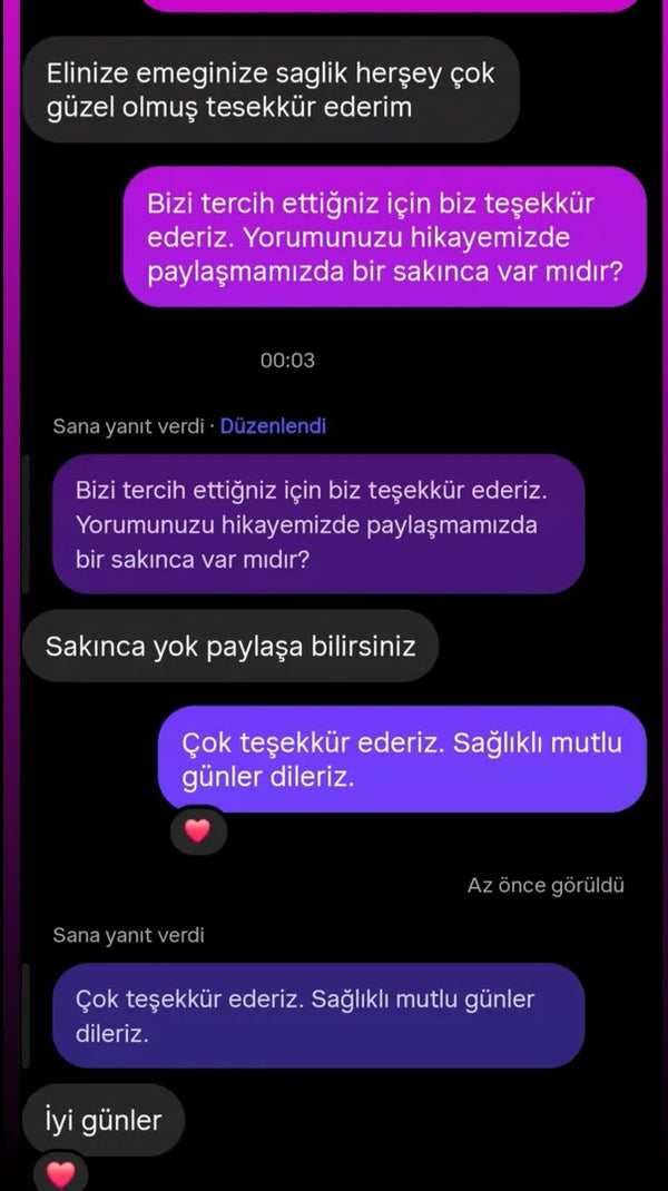 Müşteri Yorumu